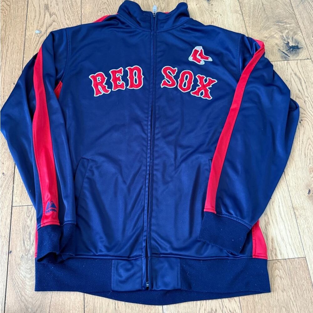 Vintage Y2K  Boston Red Sox Jacket Men’s Large/Tall Majestic MLB Zip up
